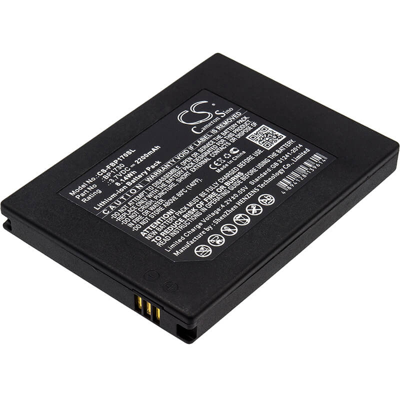 3.7V, 2200mAh, Li-ion Battery fits Fluke, 1730, 1730 Energie Logger, 8.14Wh