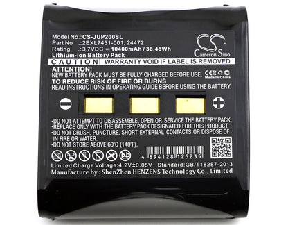 3.7V, 10400mAh, Li-ion Battery fits Carlson, Mini 2, Surveyor 2, 38.48Wh