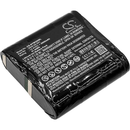 14.4V, 2600mAh, Li-ion Battery fits Noyes, W2003m, 37.44Wh