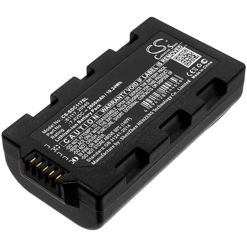 7.4V, 2600mAh, Li-ion Battery fits Sokkia, Juniper Mesa Field, Topcon Tesla, 19.24Wh