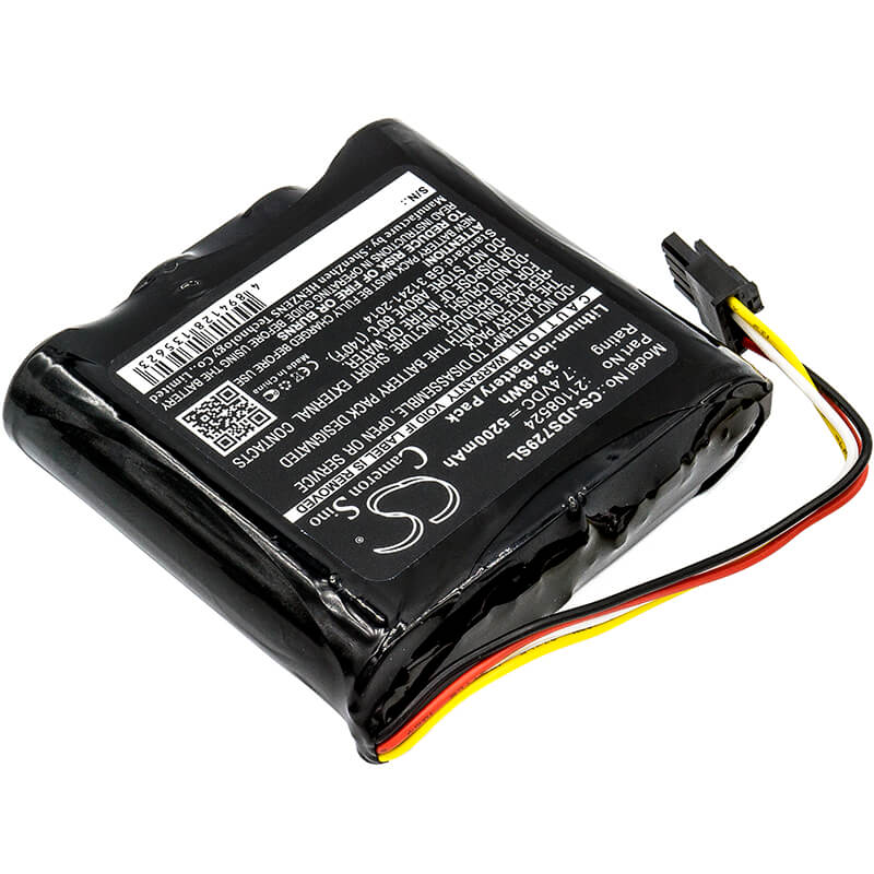 7.4V, 5200mAh, Li-ion Battery fits Jdsu, 21100729 000, 21129596 000, 38.48Wh