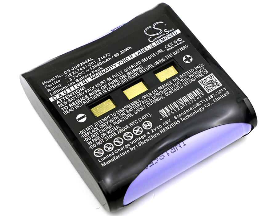 3.7V, 13600mAh, Li-ion Battery fits Sokkia, Archer 2 Data Collector, Fc-500, 50.32Wh