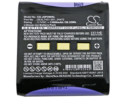 3.7V, 13600mAh, Li-ion Battery fits Juniper, Allegro 2, Archer 2, 50.32Wh