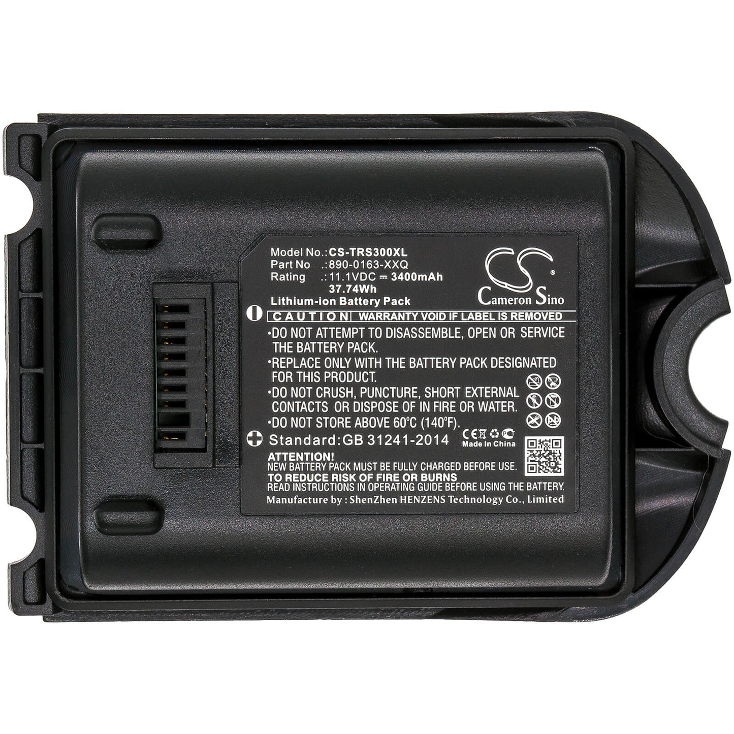 11.1V, 3400mAh, Li-ion Battery fits Trimble, Ranger 3, Ranger 3l, 37.74Wh