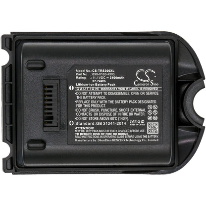 11.1V, 3400mAh, Li-ion Battery fits Trimble, Ranger 3, Ranger 3l, 37.74Wh