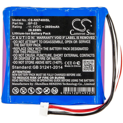 11.1V, 2600mAh, Li-ion Battery fits Nissin, Kf4, Kf4a, 28.86Wh