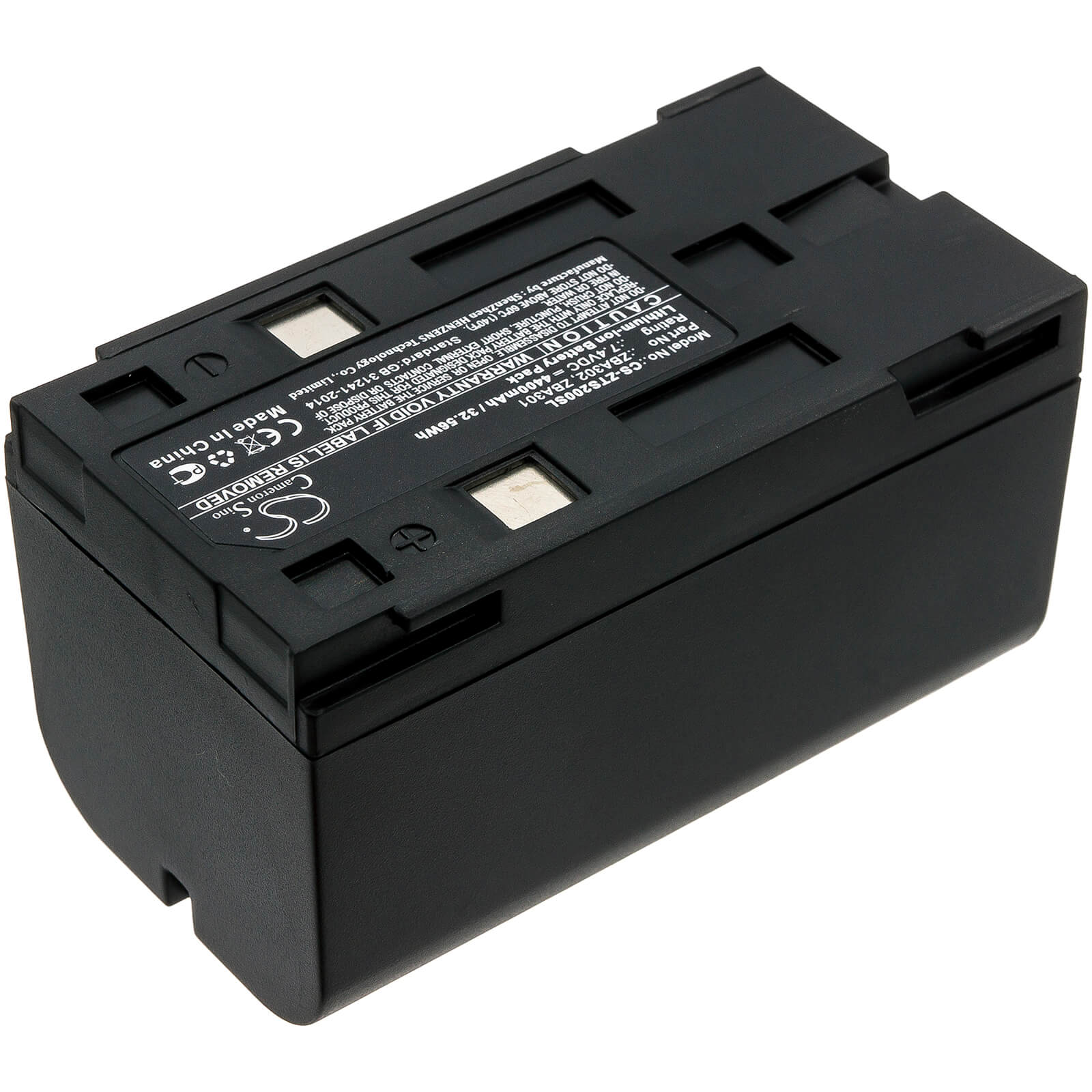 7.4V, 4400mAh, Li-ion Battery fits Geomax, Zipp10, Zoom 20, 32.56Wh