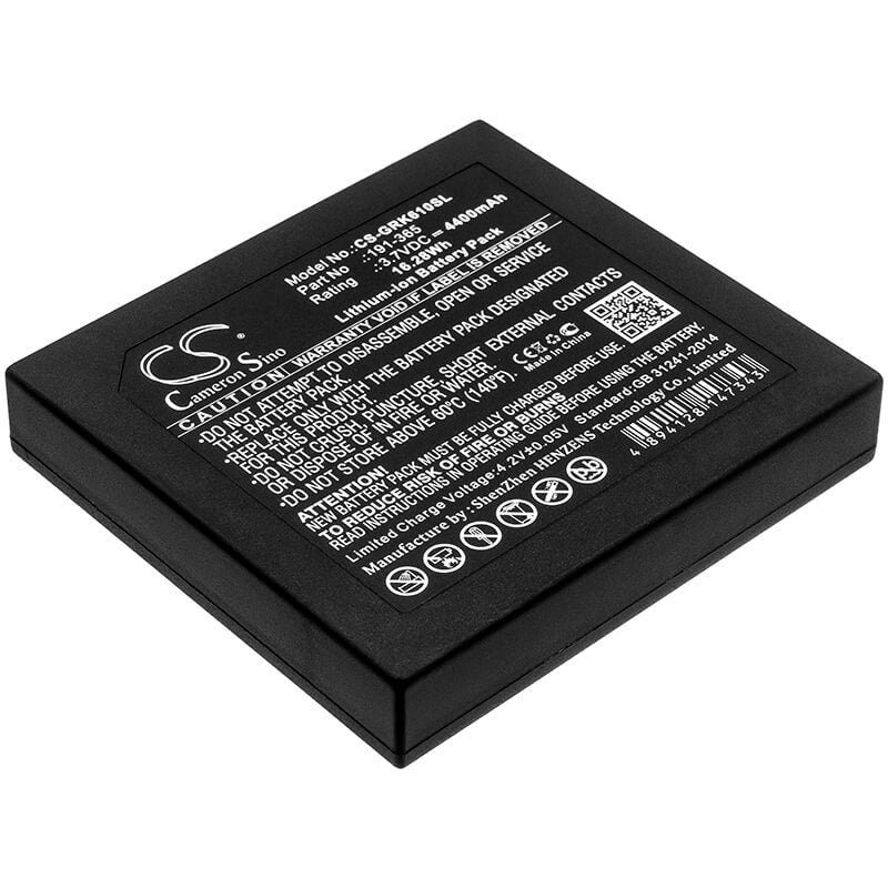 3.7V, 4400mAh, Li-ion Battery fits Ge, Dpi 620/g, Druck Dpi620 Genii, 16.28Wh