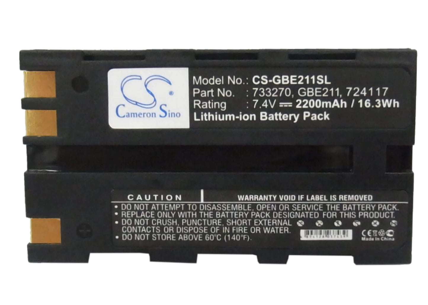 7.4V, 2200mAh, Li-ion Battery fits Leica, Atx1200, Atx900, 16.28Wh