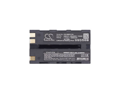 7.4V, 2800mAh, Li-ion Battery fits Geomax, Stonex R6, Zoom 20, 20.72Wh