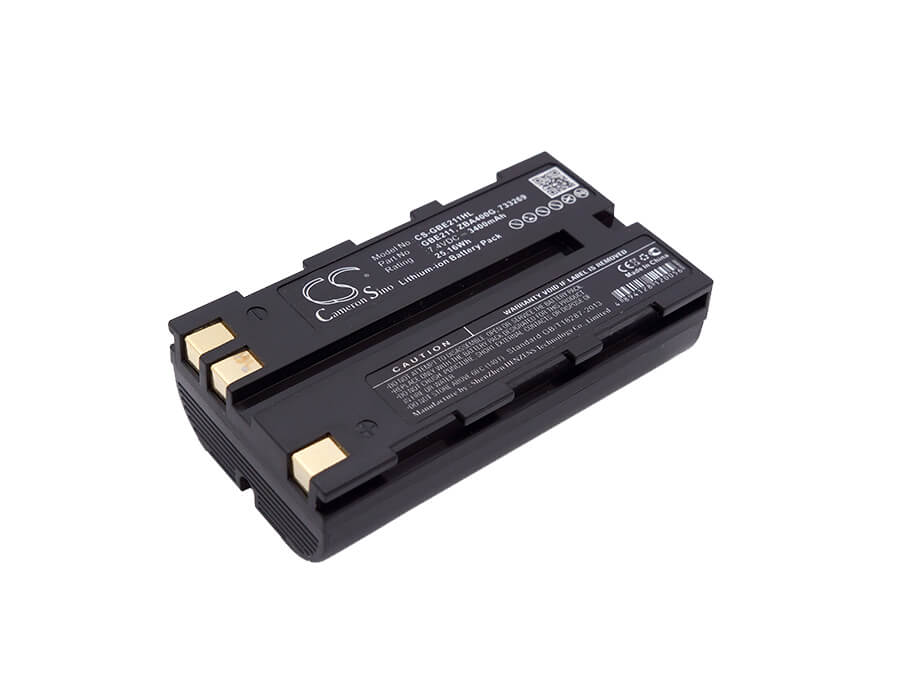 7.4V, 3400mAh, Li-ion Battery fits Geomax, Stonex R6, Zoom 20, 25.16Wh