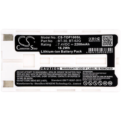 7.4V, 2200mAh, Li-ion Battery fits Fuji, Electric Systems, 16.28Wh