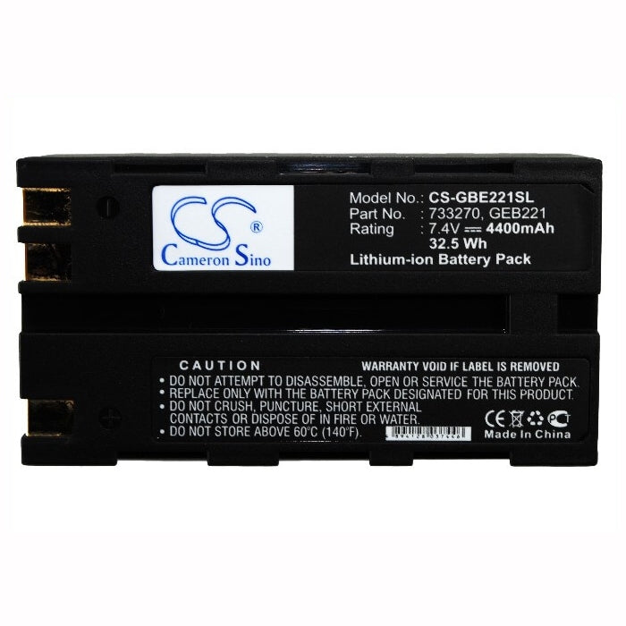 7.4V, 4400mAh, Li-ion Battery fits Leica, Atx1200, Atx900, 32.56Wh