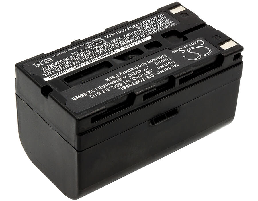 7.4V, 4400mAh, Li-ion Battery fits Topcon, Fc100, Fc-100, 32.56Wh