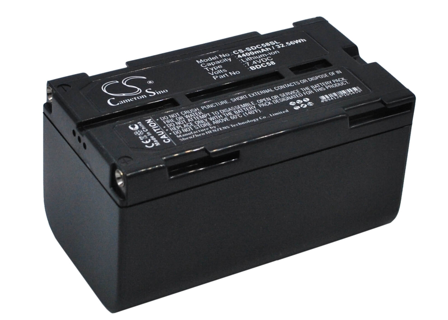 7.4V, 4400mAh, Li-ion Battery fits Sokkia, Cx, Cx Total Stations, 32.56Wh
