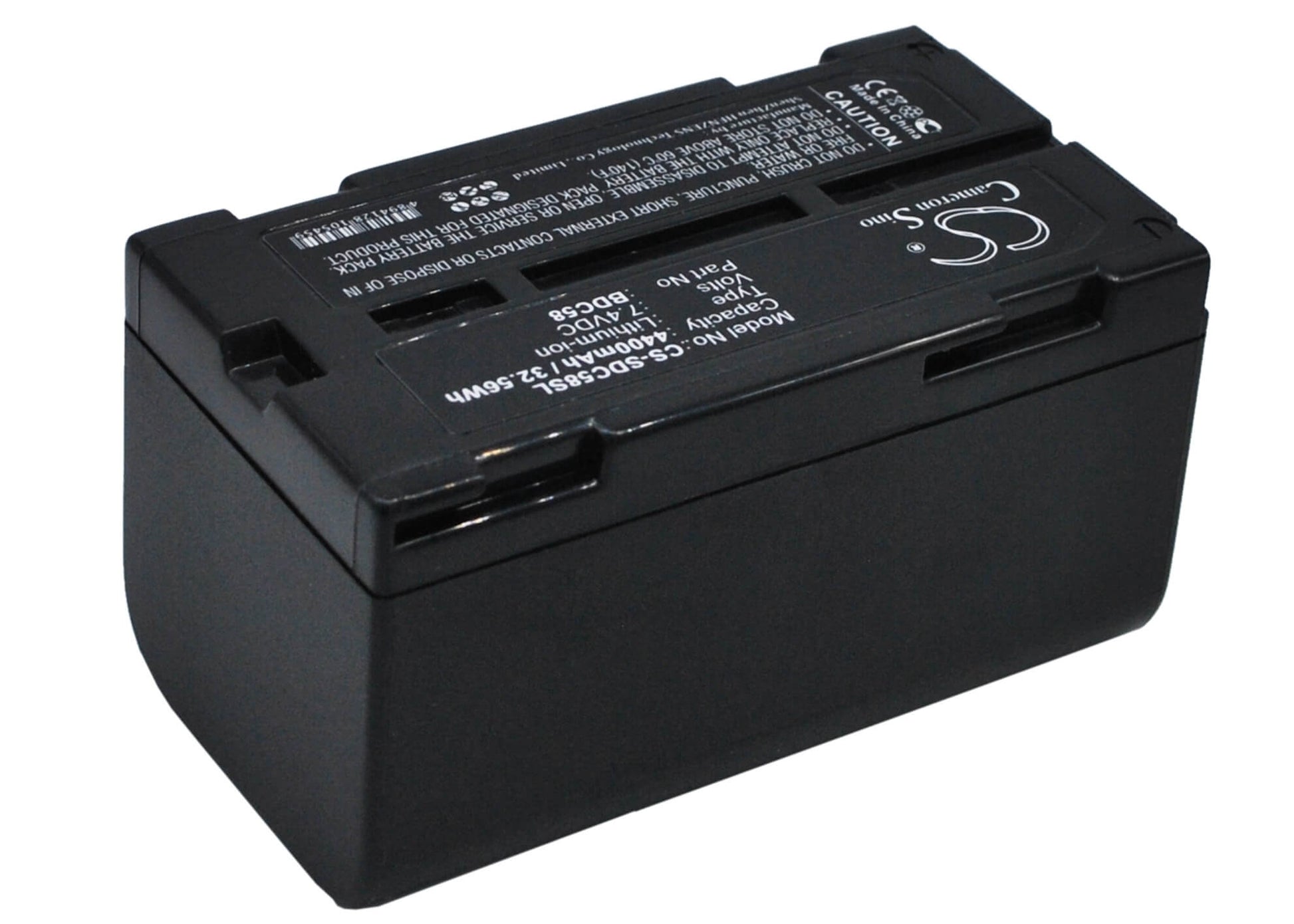 7.4V, 4400mAh, Li-ion Battery fits Sokkia, Cx, Cx Total Stations, 32.56Wh