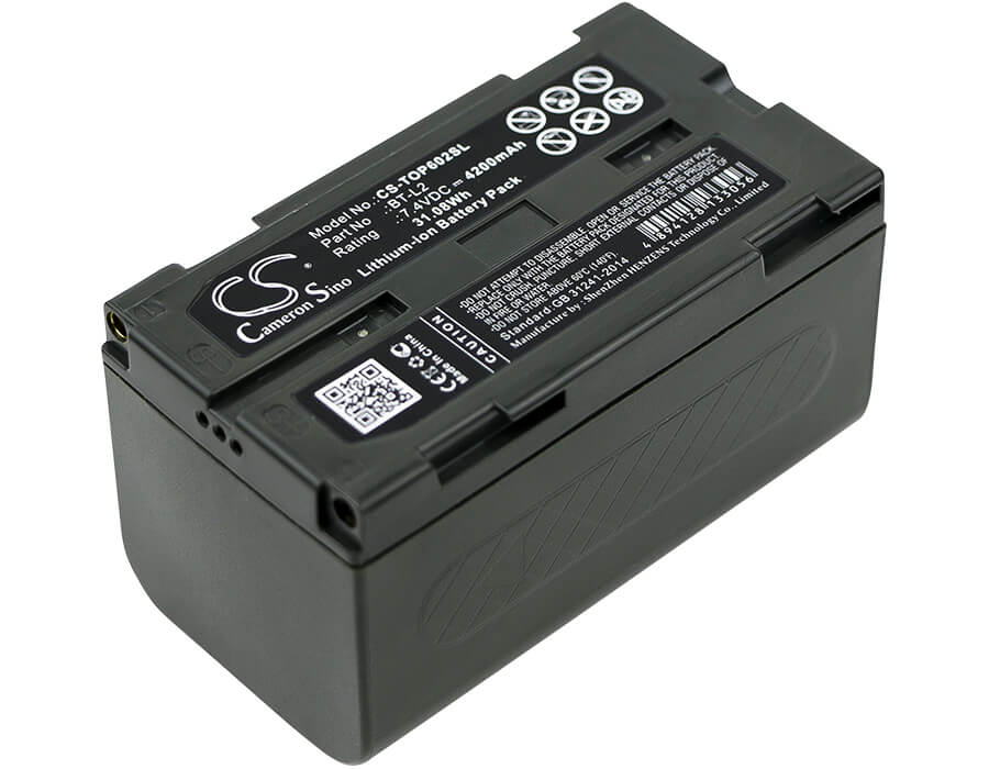 7.4V, 4200mAh, Li-ion Battery fits Topcon, Es Total Station, Es-600g, 31.08Wh