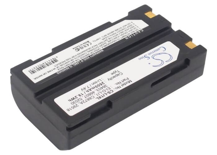 7.4V, 2600mAh, Li-ion Battery fits Telxon, Tsc1 Data Collector, 19.24Wh