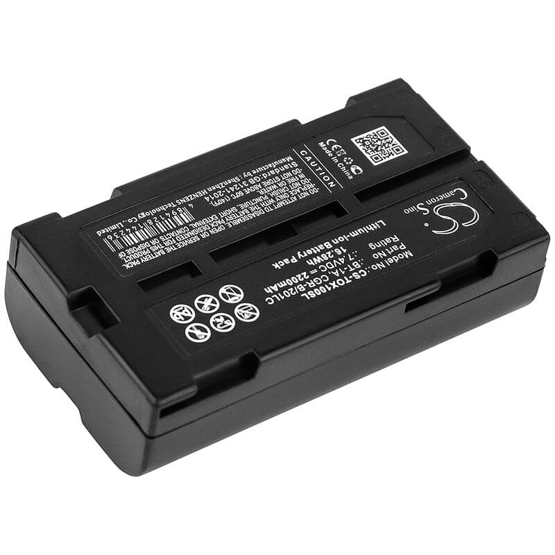 7.4V, 2200mAh, Li-ion Battery fits Topcon, Gm52, Gp-sx1, 16.28Wh