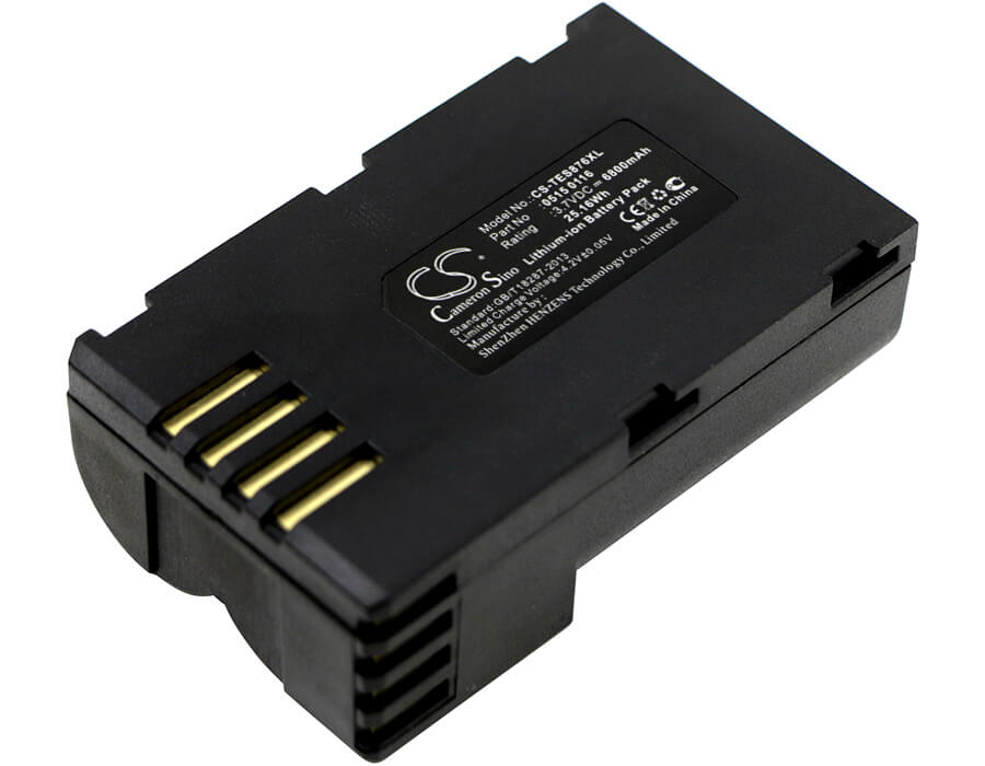 3.7V, 6800mAh, Li-ion Battery fits Testo, 876, 25.16Wh