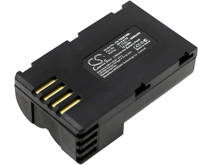 3.7V, 5200mAh, Li-ion Battery fits Testo, 876, 19.24Wh