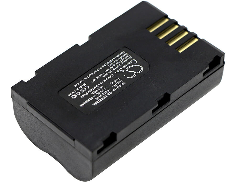 3.7V, 5200mAh, Li-ion Battery fits Testo, 876, 19.24Wh