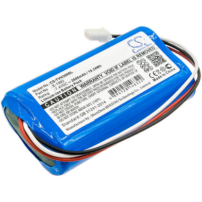 7.4V, 2600mAh, Li-ion Battery fits Televes, H30flex, 19.24Wh
