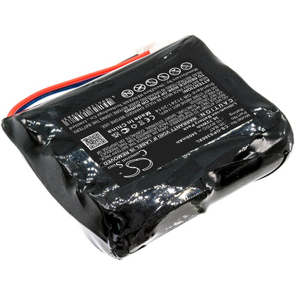 10.8V, 3400mAh, Li-ion Battery fits Olympus, 38dl Plus Ultrasonic Thickness, 36.72Wh