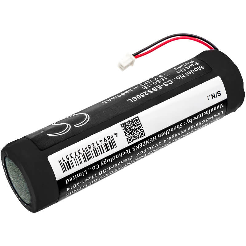 3.7V, 2600mAh, Li-ion Battery fits Eschenbach, Smartlux, Smartlux 2.5, 9.62Wh