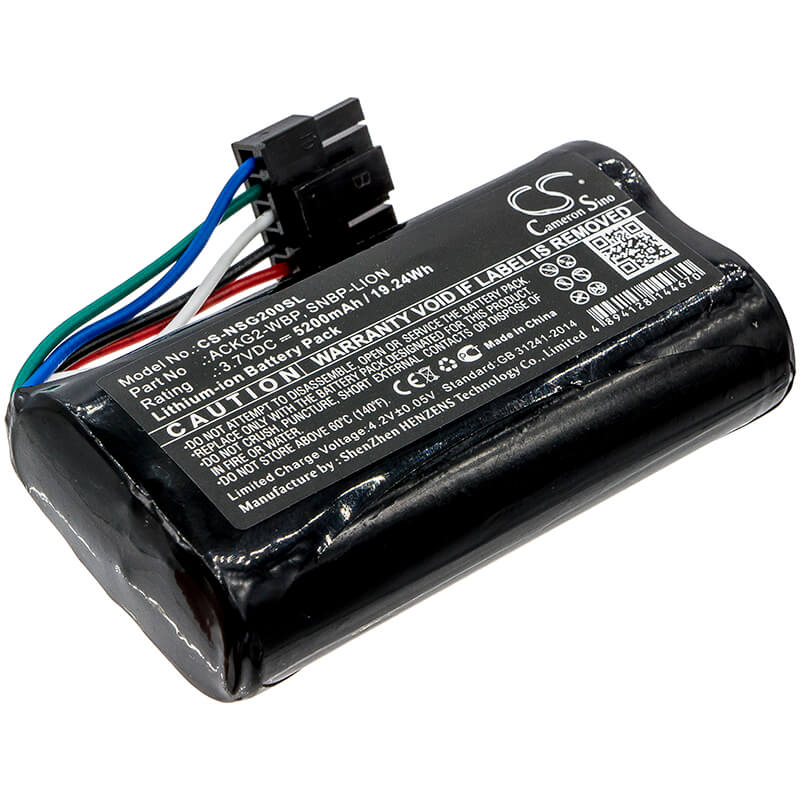 3.7V, 5200mAh, Li-ion Battery fits Netscout, Aircheck G2, Aircheck G2 Wlan Tester, 19.24Wh