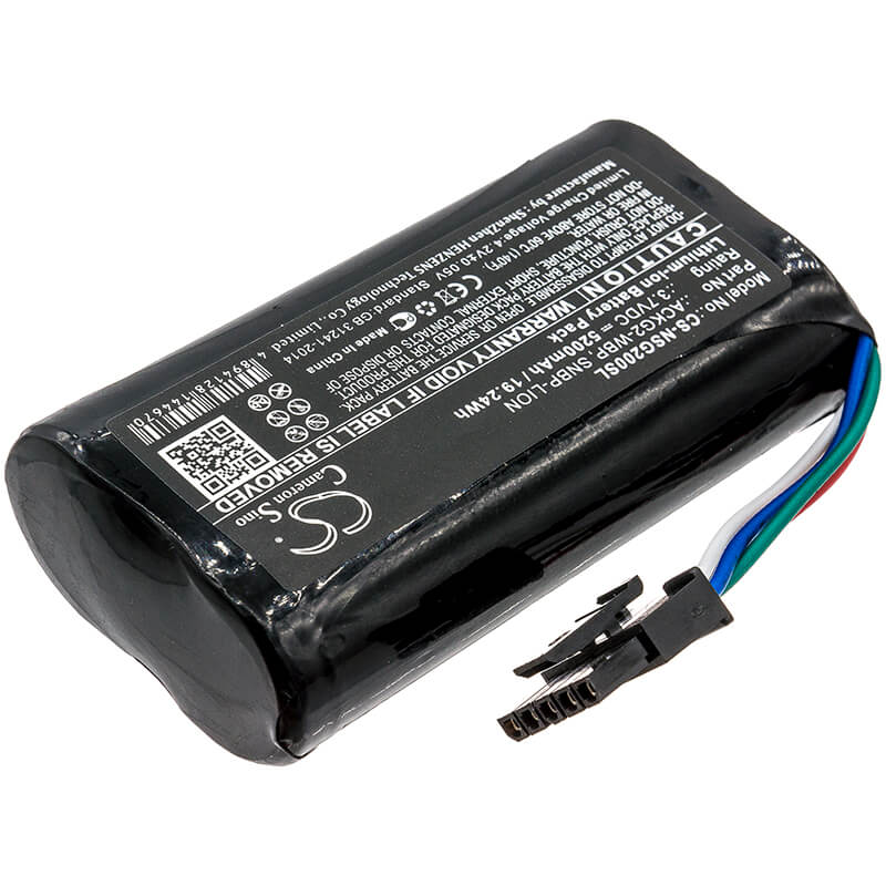 3.7V, 5200mAh, Li-ion Battery fits Netscout, Aircheck G2, Aircheck G2 Wlan Tester, 19.24Wh