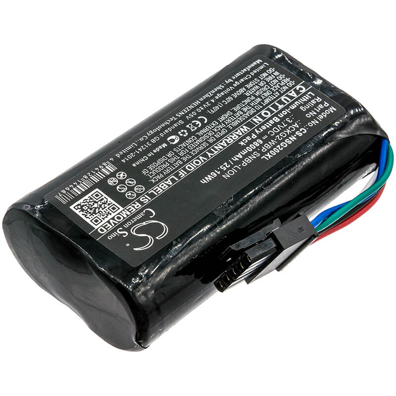 3.7V, 6800mAh, Li-ion Battery fits Netscout, Aircheck G2, Aircheck G2 Wlan Tester, 25.16Wh