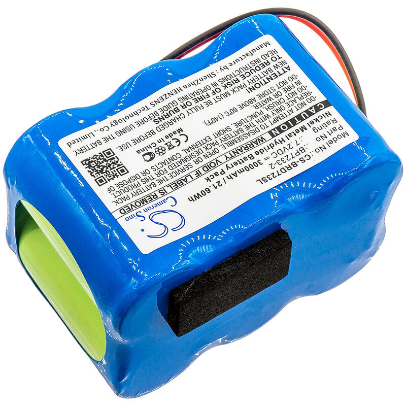 7.2V, 3000mAh, Ni-MH Battery fits Birdog, Plus Satellite Signal Meters, Usb Plus, 21.6Wh