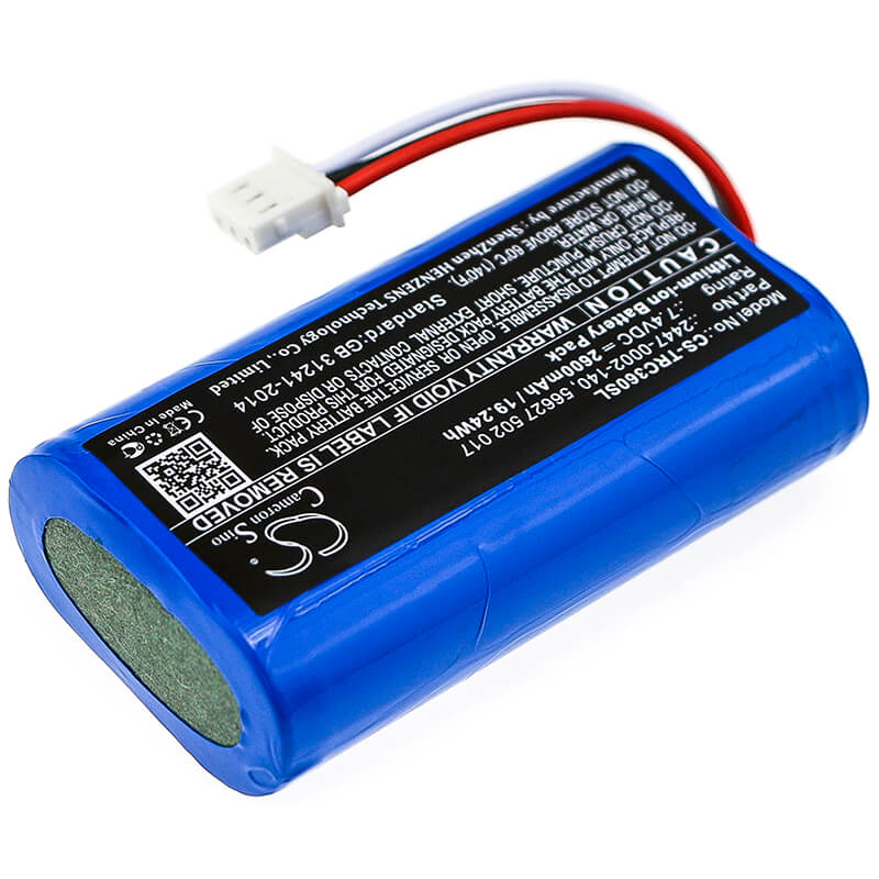 7.4V, 2600mAh, Li-ion Battery fits Trilithic, 360 Dsp, E-400, 19.24Wh