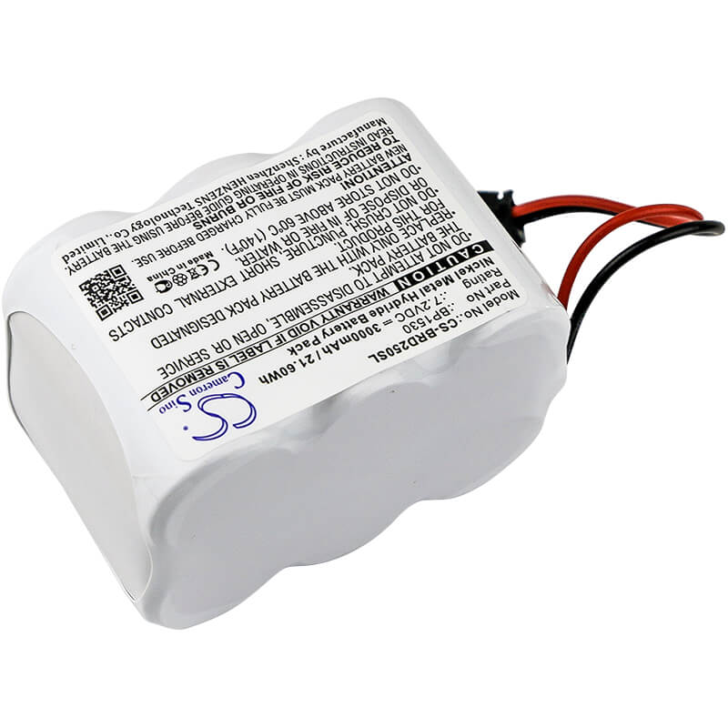 7.2V, 3000mAh, Ni-MH Battery fits Horizon, Hdsm, Hdsm 2.5 Satellite Meter, 21.6Wh