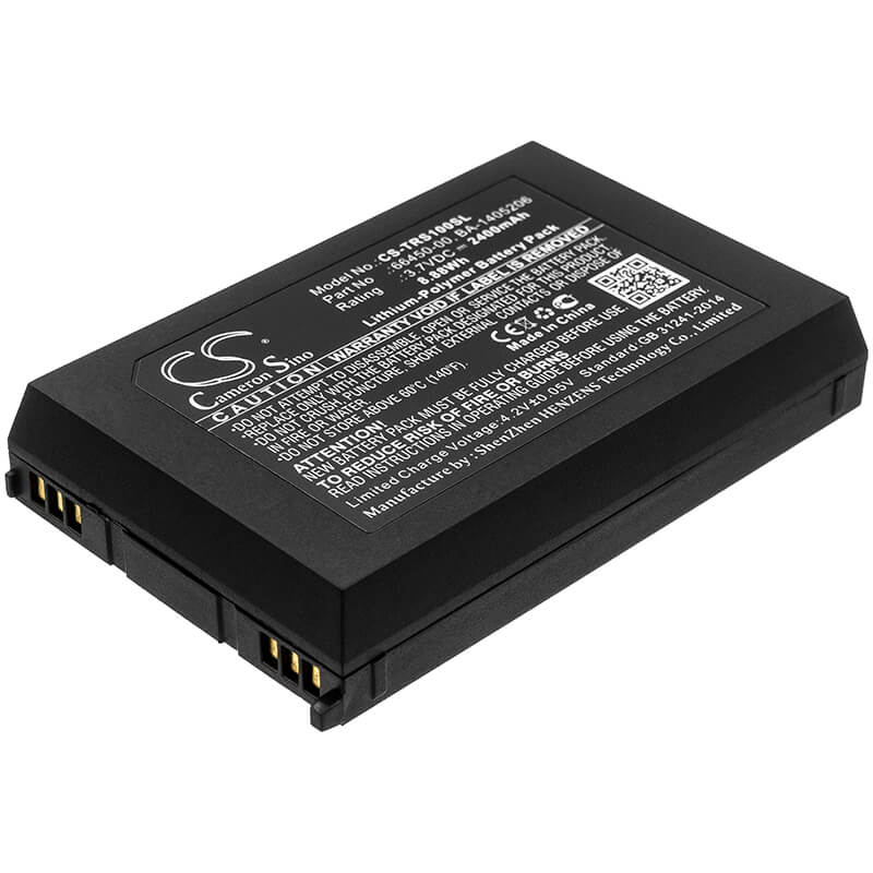 3.7V, 2400mAh, Li-Polymer Battery fits Trimble, 66410-00, Juno Sa, 8.88Wh