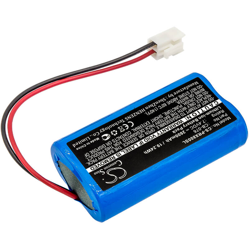 7.4V, 2600mAh, Li-ion Battery fits Promax, 8 Premium, 8 Premium Catv Analyser, 19.24Wh