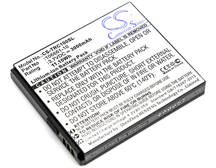 3.7V, 3000mAh, Li-ion Battery fits Trimble, Mapper 50, Tdc100, 11.1Wh