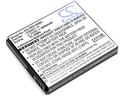 3.7V, 3000mAh, Li-ion Battery fits Trimble, Mapper 50, Tdc100, 11.1Wh