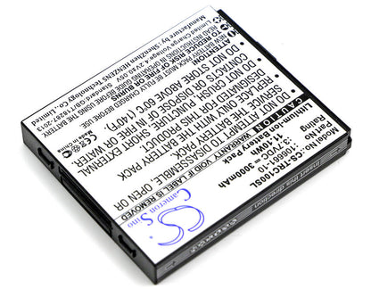 3.7V, 3000mAh, Li-ion Battery fits Trimble, Mapper 50, Tdc100, 11.1Wh