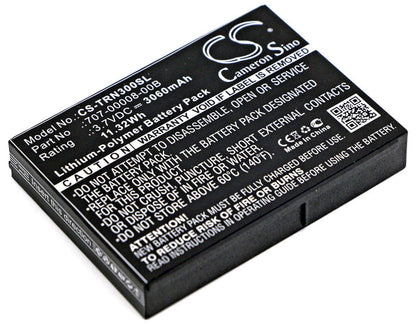 3.7V, 3060mAh, Li-Polymer Battery fits Trimble, 96410-00, Juno 3, 11.322Wh
