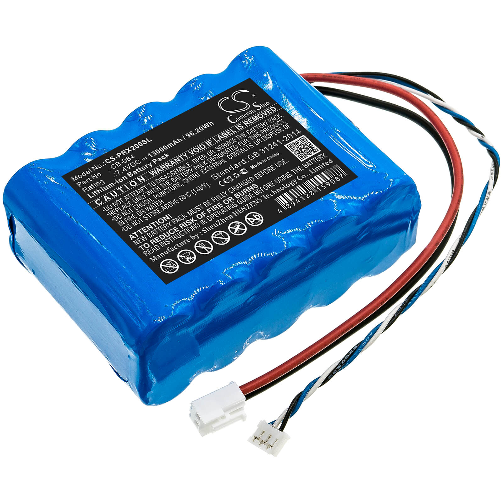 7.4V, 13000mAh, Li-ion Battery fits Promax, Neo +, Neo 2 Atsc, 96.2Wh