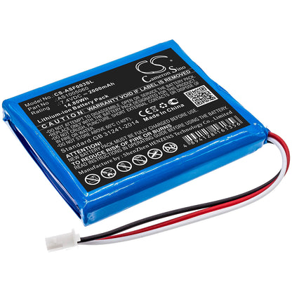 7.4V, 2000mAh, Li-ion Battery fits Alpsat, Satfinder Spare Part Sf03-bt, 14.8Wh