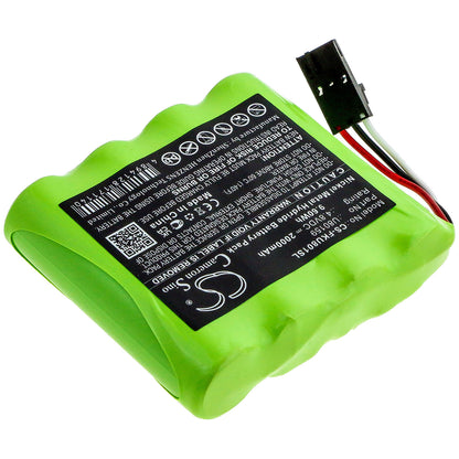 4.8V, 2000mAh, Ni-MH Battery fits Fluke, 2411129, 9.6Wh