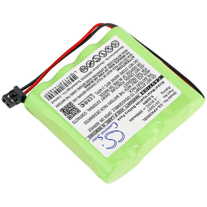 4.8V, 2000mAh, Ni-MH Battery fits Ysi, Photoflex Ph, 9.6Wh