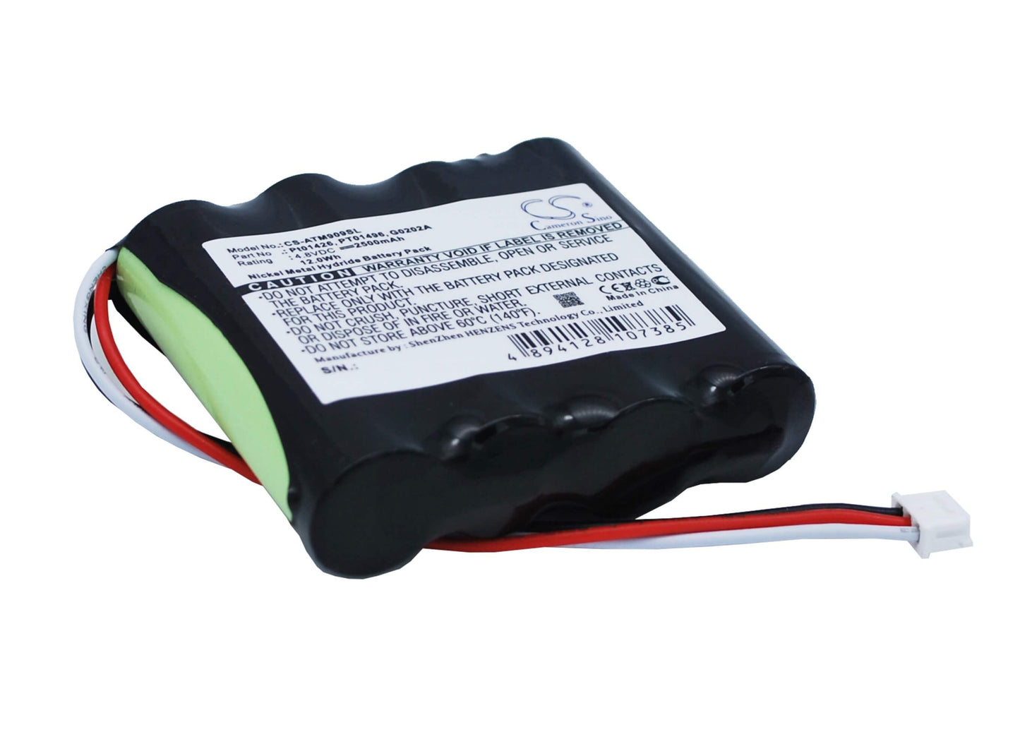 4.8V, 2500mAh, Ni-MH Battery fits Anritsu, 909814b, 909814c, 12Wh