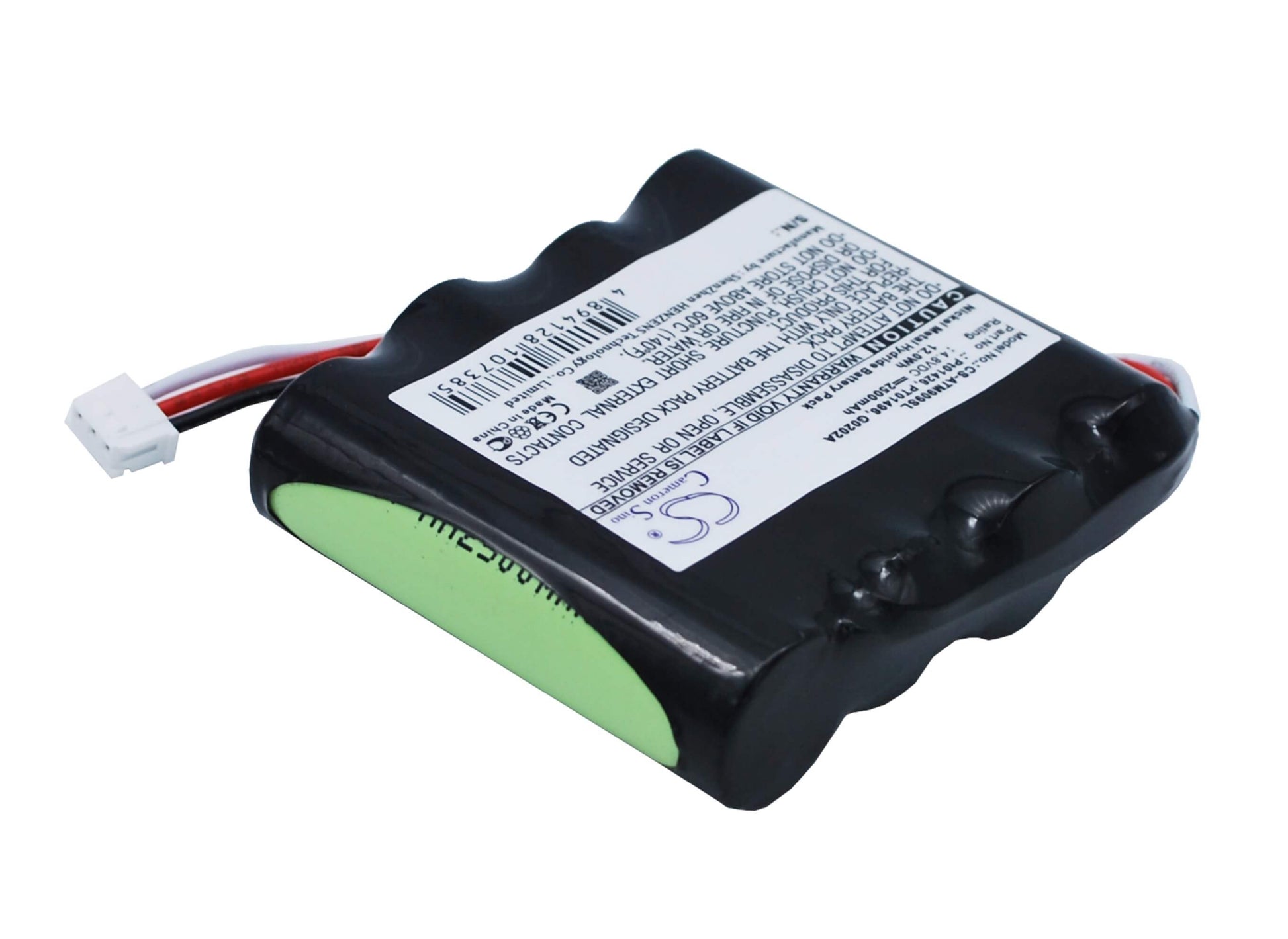 4.8V, 2500mAh, Ni-MH Battery fits Anritsu, 909814b, 909814c, 12Wh