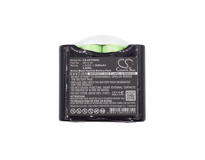 4.8V, 2000mAh, Ni-MH Battery fits X-rite, 500, 504, 9.6Wh