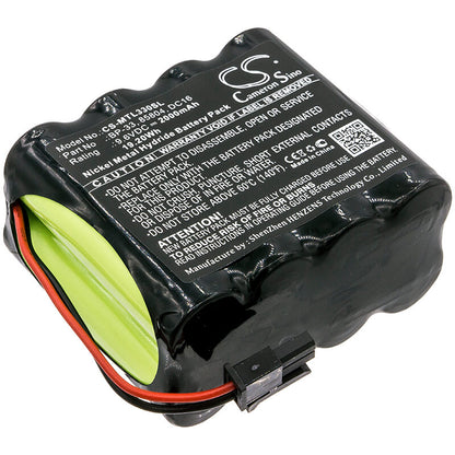 9.6V, 2000mAh, Ni-MH Battery fits Martel, Betagauge 330, 19.2Wh