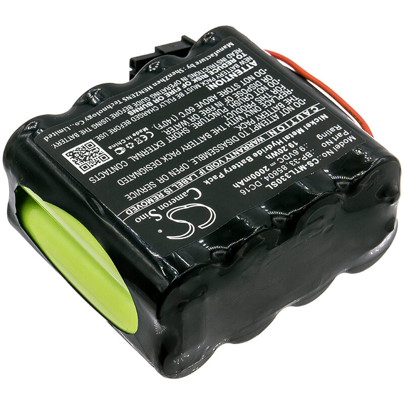 9.6V, 2000mAh, Ni-MH Battery fits Martel, Betagauge 330, 19.2Wh